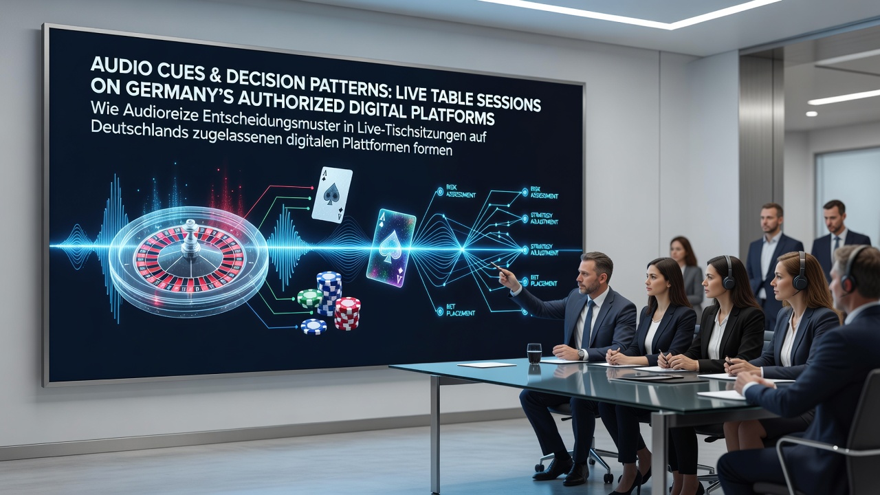 Akustische Elemente in Live-Tischspielen auf lizenzierten deutschen Plattformen