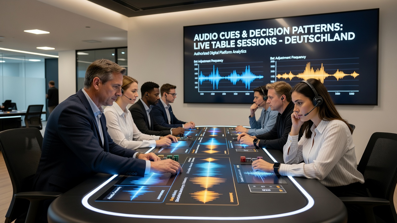 Analyse von Entscheidungsmustern durch Audio in deutschen Live-Casinos