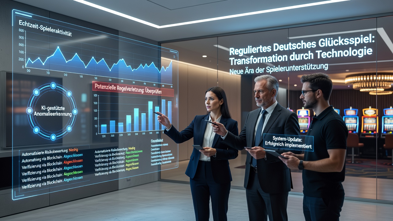 Darstellung moderner KI-gestützter Support-Tools in deutschen Glücksspielplattformen
