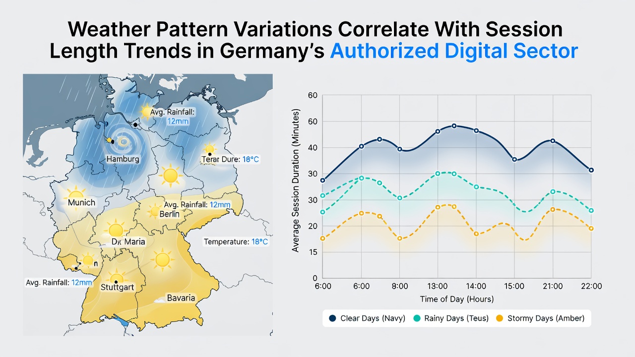 Analyse von Sitzungstrends unter verschiedenen Wetterbedingungen