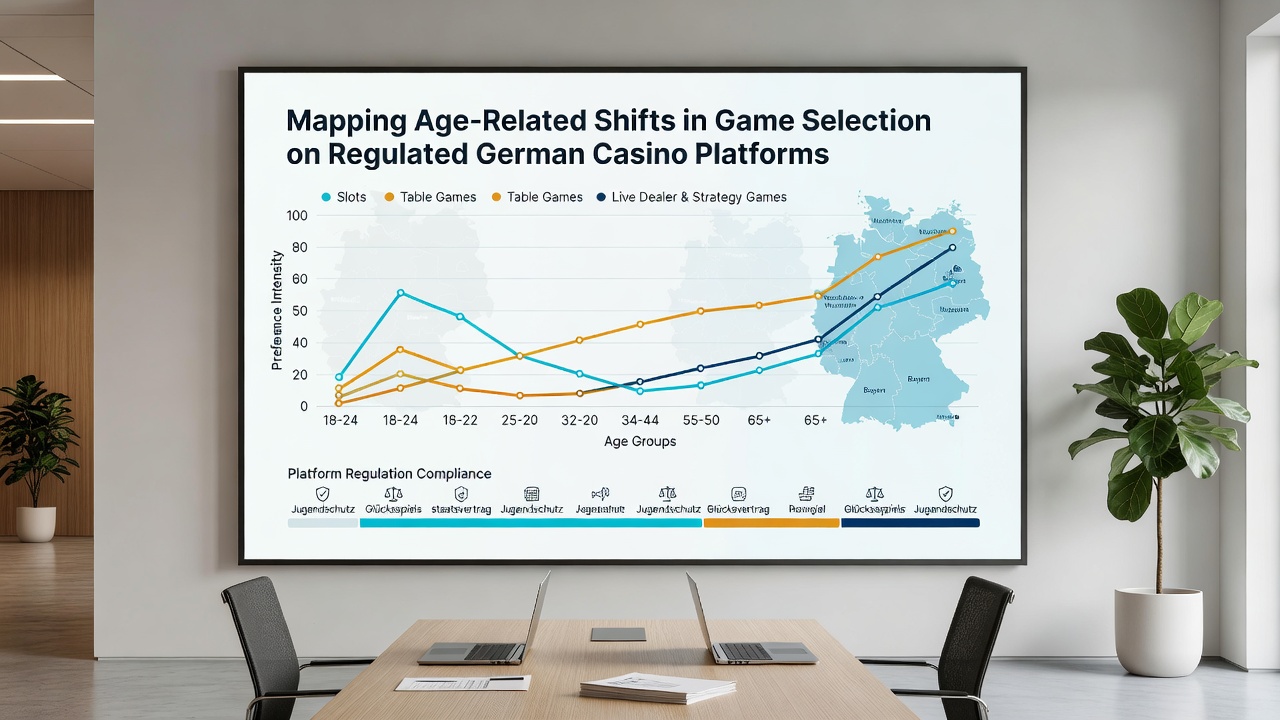 Grafische Analyse von Spielkategorien und Altersverteilungen auf lizenzierten deutschen Plattformen