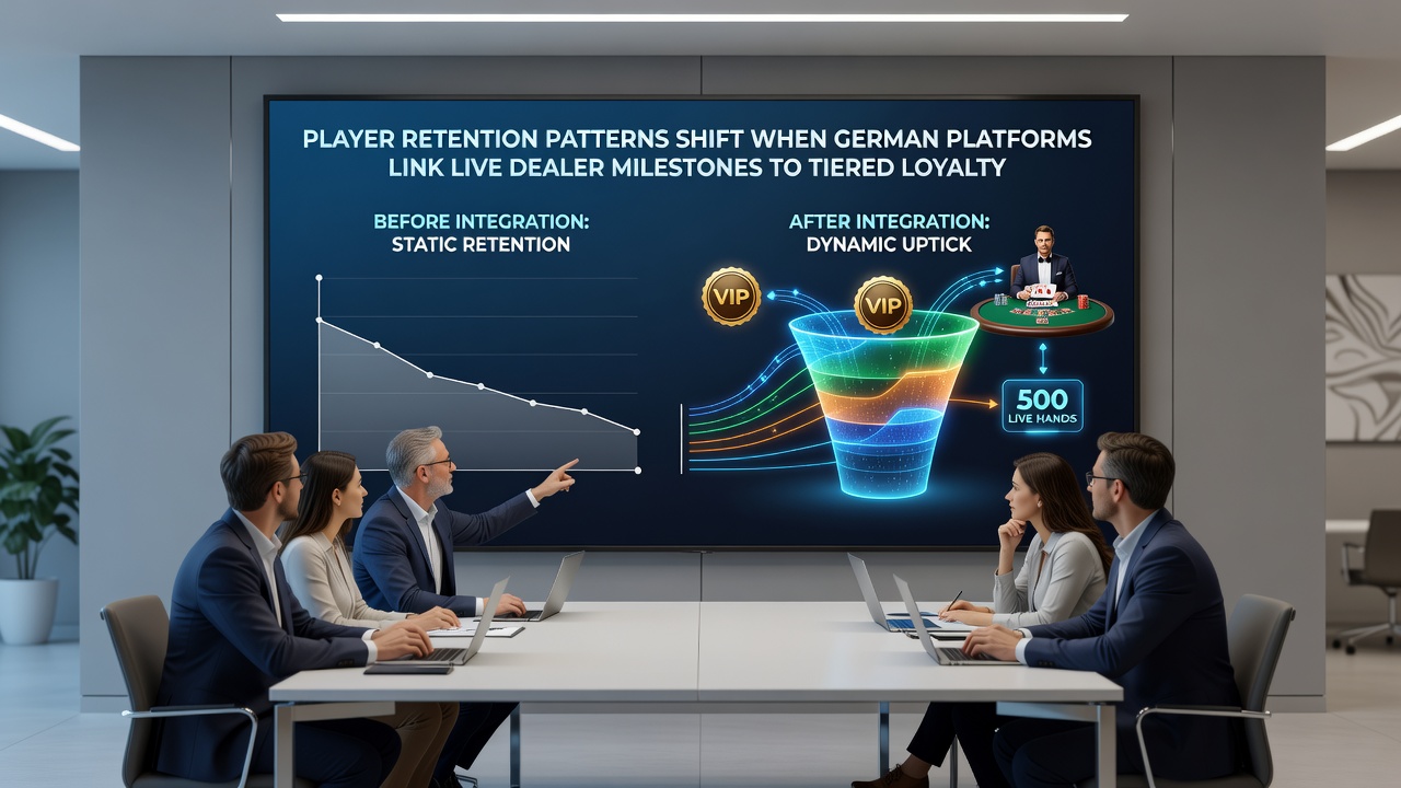 Grafik illustriert Krypto-Auszahlungstrigger und deren Einfluss auf Loyalitätsstufen in deutschen Live-Casinos